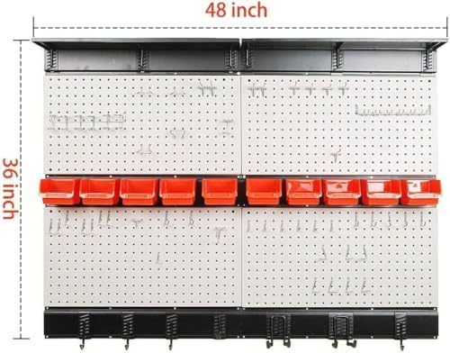 Ultrawall Pegboard Wall Organizer, 48 X 36 inch Garage Storage Pegboard - Image 3