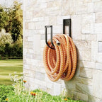 Garden Hose Holder Wall Mount - Metal Water Hose Hanger for Outside, Durable Hook for Garden, Garage, or Yard Storage - Image 7
