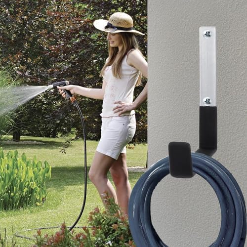 4 Pcs Heavy Duty Garage Hooks, Stainless Steel Wall Mount Utility Hooks Storage Tool Holder Hanger Organizer for Garden Hose, Ladder, Bike - Image 6