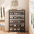 INGIORDAR 6 Tier Shoe Rack Storage Organizer Shelf Top with MDF Board - Image 2