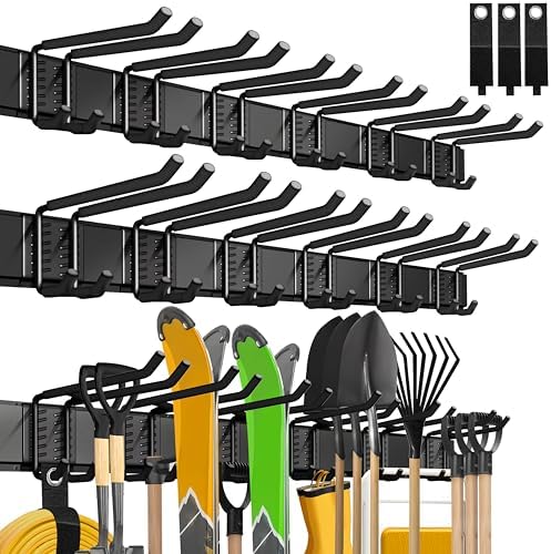 klasit Garage Wall Organizer,21Pack Carries 1200 lbs,Garden Tool Organizer by klasit
