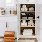 OrganiHaus 12x8in Canvas Storage Baskets, 3 Pack - Fabric Bins for Shelves - Image 5