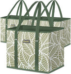 BALEINE 3PK Reusable Grocery Bags, Heavy Duty Shopping Tote Bag by BALEINE