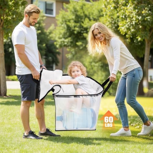 Moving Bags, Extra Large Heavy Duty Storage Bags, 125L, 6 Packs - Image 2