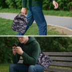 Camo Hat Case for Baseball Caps, Sleek Hard Shell Travel Cap Carrier for 6-7 Hats, Breathable Storage Box with Airflow Eyelets for Closet & Home, Water-Resistant 1680D Oxford Cap Organizer - Image 6