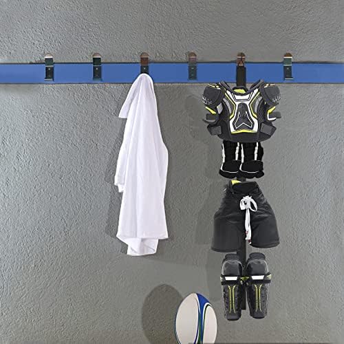 2Pcs Hockey Hanger Portable Hanging Dryig Rack Hockey Gifts for Home and Outdoor Using in Ice Hockey Skating Football Camping Fishing 5 Hooks - Image 7