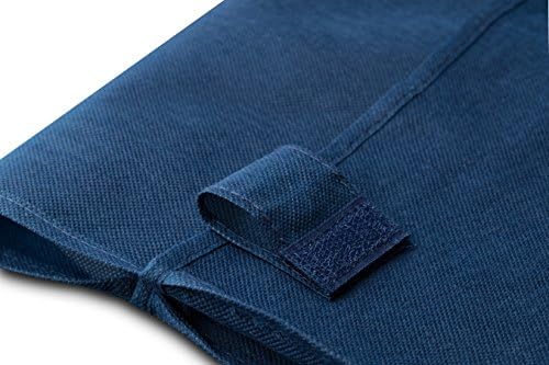 Handy Laundry Shopping Cart Liner, 18" X 15" X 24", Square Bottom, Fits Standard Shopping Cart, Cover and Adjustable Straps for Easy Secure Attachment, Made from Waterproof Material (Navy Blue) - Image 5