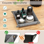 SITHON Valet Tray Desktop Storage Organizer Nightstand Caddy Holder - Image 4
