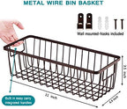 SheeChung Metal Wire Basket, Small Storage Baskets for Bathroom Kitchen - Image 2