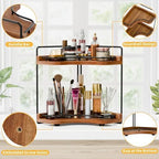 2-Tier Corner Bathroom Counter Organizer, Larger Size - Image 4