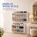 2 Pack 3 Tier Wall Mounted Shoe Rack, 17"-30"Adjustable Hanging Shoe Rack - Image 6