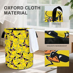 Duck Laundry Basket Storage Bin Foldable Laundry Hamper Clothes Storage Bucket Organizer 19.6x15.7 Inch For Laundry Room/Bedroom/Bathroom - Image 3