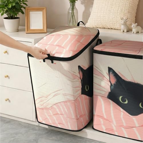 2pcs blanket storage bag for under bed,closet organizers 95L - Image 6