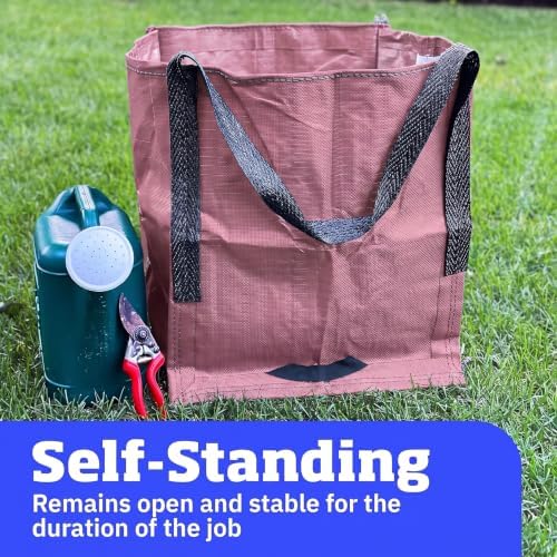 DURASACK Heavy Duty Storage Tote Bag 22-Gallon, Mauve, Pack of 4 - Image 3