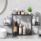 VITVITI 3 Tier Bathroom Organizer Countertop, Counter Storage Shelf, Black - Image 2