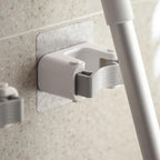 Broom Holder Wall Mount Self Adhesive, No-Drill Mop Grip Single Clip by feelP0P0