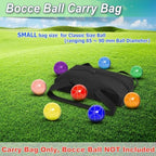 Cosmos Bocce Sets Carry Bag Bocci Storage Organizer Bag for Holding 8 Boccie Balls, Portable Bocce Balls Tote Bag for Carrying Bocce Game Equipment to Backyard Lawn Beach - Image 5