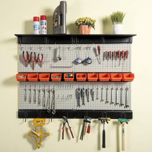Ultrawall Pegboard Wall Organizer, 48 X 36 inch Garage Storage Pegboard - Image 6