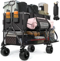 Double Decker Wagon Heavy Duty Collapsible, 600LBS 400L Capacity by Unknown