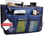 Vercord Purse Organizer Insert for Handbags Bag Organizers Inside Tote Pocketbook Women Nurse Nylon 13 Pockets Royal Blue Small - Image 2