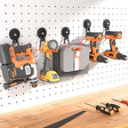 Heavy-Duty Storage Magnetic Hooks，No Need for Drilling, with Anti-Slip Coating, Suitable for Garages, Workshops, Kitchens, Storage Cabinets, RVS, Garden Tool Storage (Orange 3 pro) - Image 2