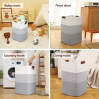 Laundry Hamper 96L Extra Large Laundry Basket, Woven Blanket Basket - Image 6