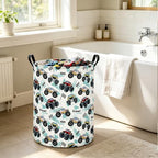 Monster Truck Fabric Storage Bin Nursery Organizer Basket - Image 6