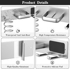 Tindbea Hair Dryer Holder Wall Mount Aluminum Alloy Hot Tools Organizer - Image 4