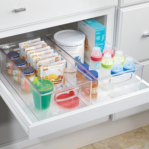 iDesign Stackable Storage Bin, Set of 4, Clear - Image 3