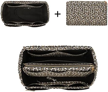 ZTUJO Purse Organizer Insert, Felt Bag Organizer with Metal Zipper, Handbag & Tote Shaper, For Speedy Neverfull Tote, 7 Sizes - Image 5