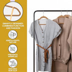 Techzoo 50 Pack New Premium Quality Velvet Hangers Ultra Thin Non Slip Adult Felt Space Saving Hangers for Closet Heavy Duty Coat Pants Jackets Dress Hangers 360° Swivel Hook Hold Upto 10 lbs Bronze - Image 4