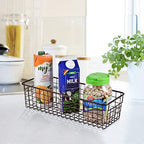 SheeChung Wire Storage Baskets, Metal Toilet Paper Basket Holder, Bronze - Image 5