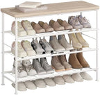SUOERNUO 4 Tier Shoe Rack Organizer for Closet Shoe Storage for Entryway by SUOERNUO