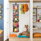 Hanging Stuffed Animal Storage Hammock Net 5 Tiers, Black - Image 2