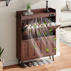 ChooChoo Shoe Storage Cabinet with 2 Flip Drawers and Deodorizer - Image 2
