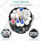 Shower Caddy Portable, Mesh Shower Caddy Hanging with Waterproof Phone Pouch Black, Large Capacity Shower Bag for College Dorm Room Essentials, Quick Dry Shower Basket for Gym, Camping, Swimming - Image 2
