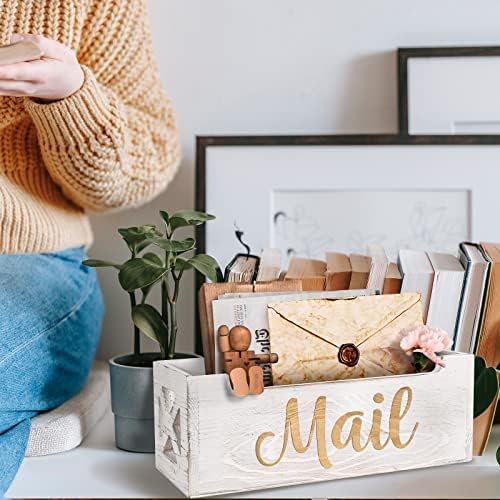 Wooden Mail Organizer Countertop - Image 2