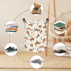 Western Cowboy Fabric Storage Bin,Nursery Organizer Basket - Image 7