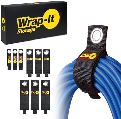 Heavy-Duty Wrap-It Storage Straps - Assorted 9-Pack by Wrap-ItStorage