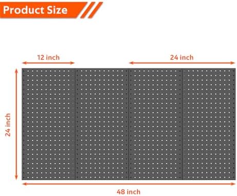 Ultrawall Metal Pegboard Wall Panels, Peg Boards for Garage Tool Storage - Image 2