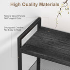 Shoe Rack for Entryway, 5 Tier Height-Adjustable Metal Black Shoe Rack - Image 5