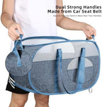 100L Collapsible Laundry Baskets, Tear Proof Pop Up Laundry Hamper with Dual Handles, Large Foldable Laundry Basket, Easy to Carry Laundry Hamper for Home, Laundry Room, Bedroom, Dorm, Travel Blue - Image 7