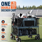 Sekey 400L Double-Decker Wagon, 500 lb Capacity, 50 in Extender - Image 2