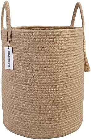 XUANGUO Rope Laundry Basket Laundry Hamper for Clothes Jute by XUANGUO