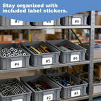 3-Pack Heavy Duty Part Bins, Stackable Tool Storage Bin for Hardware - Image 4