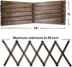 SKOLOO Hat Rack for Wall with 17 Hooks, Solid Wooden, Modern, Expandable Coat Rack Wall Mount for Coats, Hats, Bags, Baseball Caps, Walnut Color - Image 6