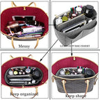 LEXSION Felt Purse Organizer Insert, Tote Bag Shaper Dividers with 5 Sizes - Image 6