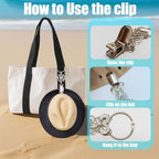 Hat Clips for Travel on Bag, Portable Hat Holder Travel Essentials Cruise Essentials, Beach Vacation Accessory - Image 3