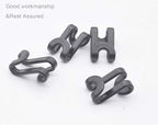 60 Pcs Clothes Hanger Connector Hooks, for Velvet Huggable Hangers, Wooden Hangers, Heavy Duty Space Saving for Closet (Black,60) - Image 6
