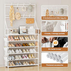 OYREL Shoe Rack 6 Tier Shoes Organizer 24-30 Pairs - Image 5